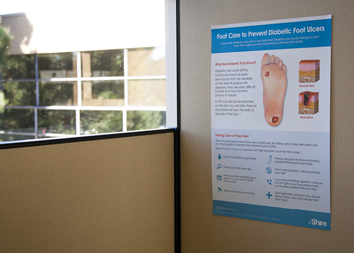 Understanding Diabetic Foot Ulcers Brochure and Poster